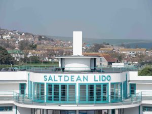 The exterior of the refurbished Saltdean Lido, winner of the Concrete Repair Association Awards' Best Large Project of the Year 2024